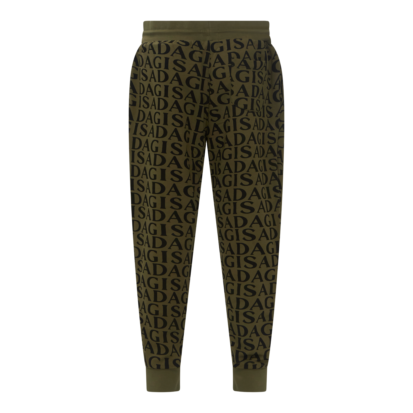 Olivine jogger pants by Gisada featuring adjustable waistband and allover print