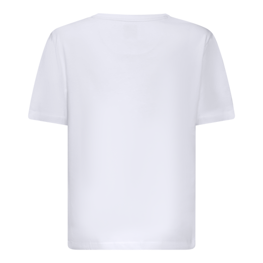 Oversized T-Shirt in Jersey Cotton with Flock Print Gisada Shirts