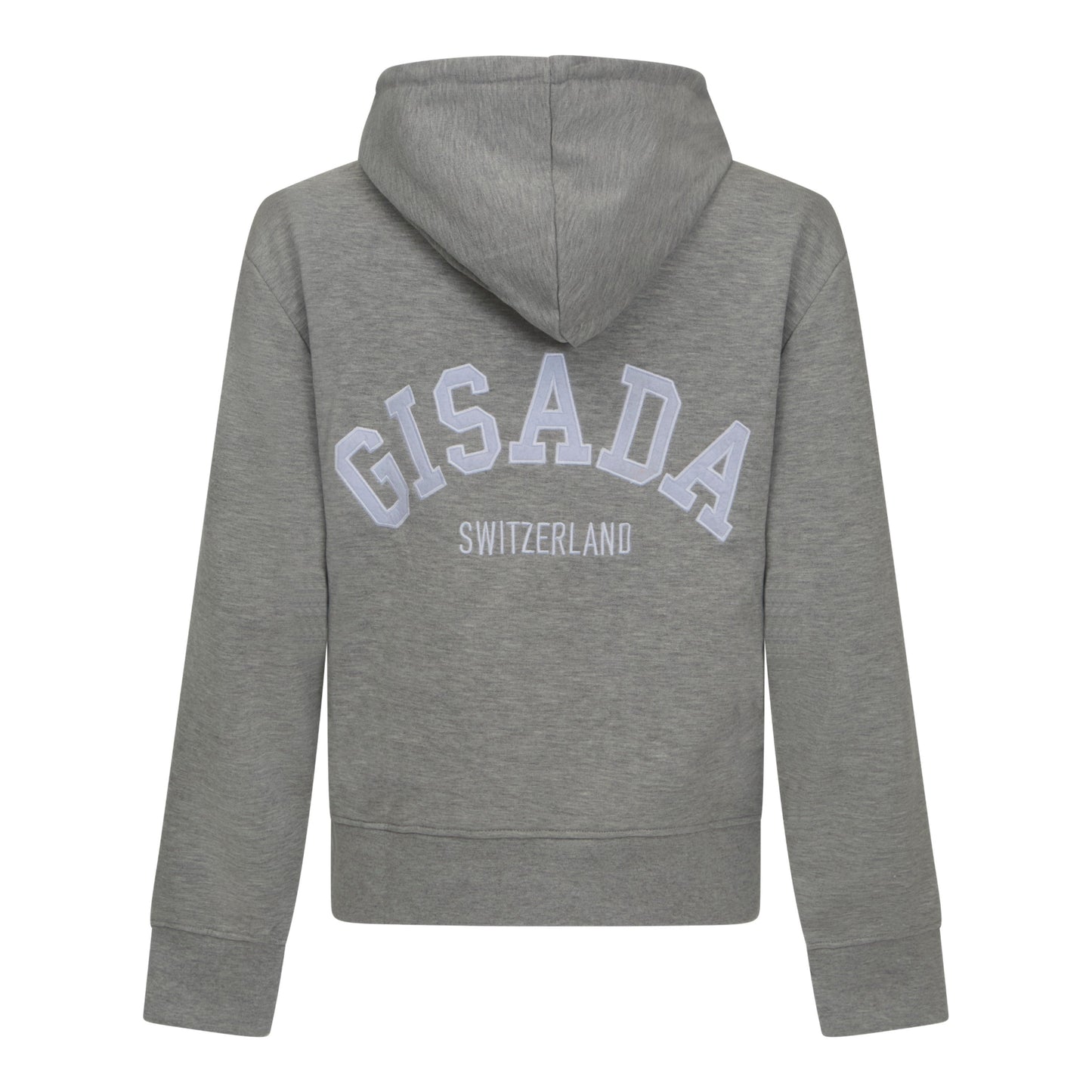Regular Fit Hoodie in Midweight Cotton with Patch Print Gisada Hoodie