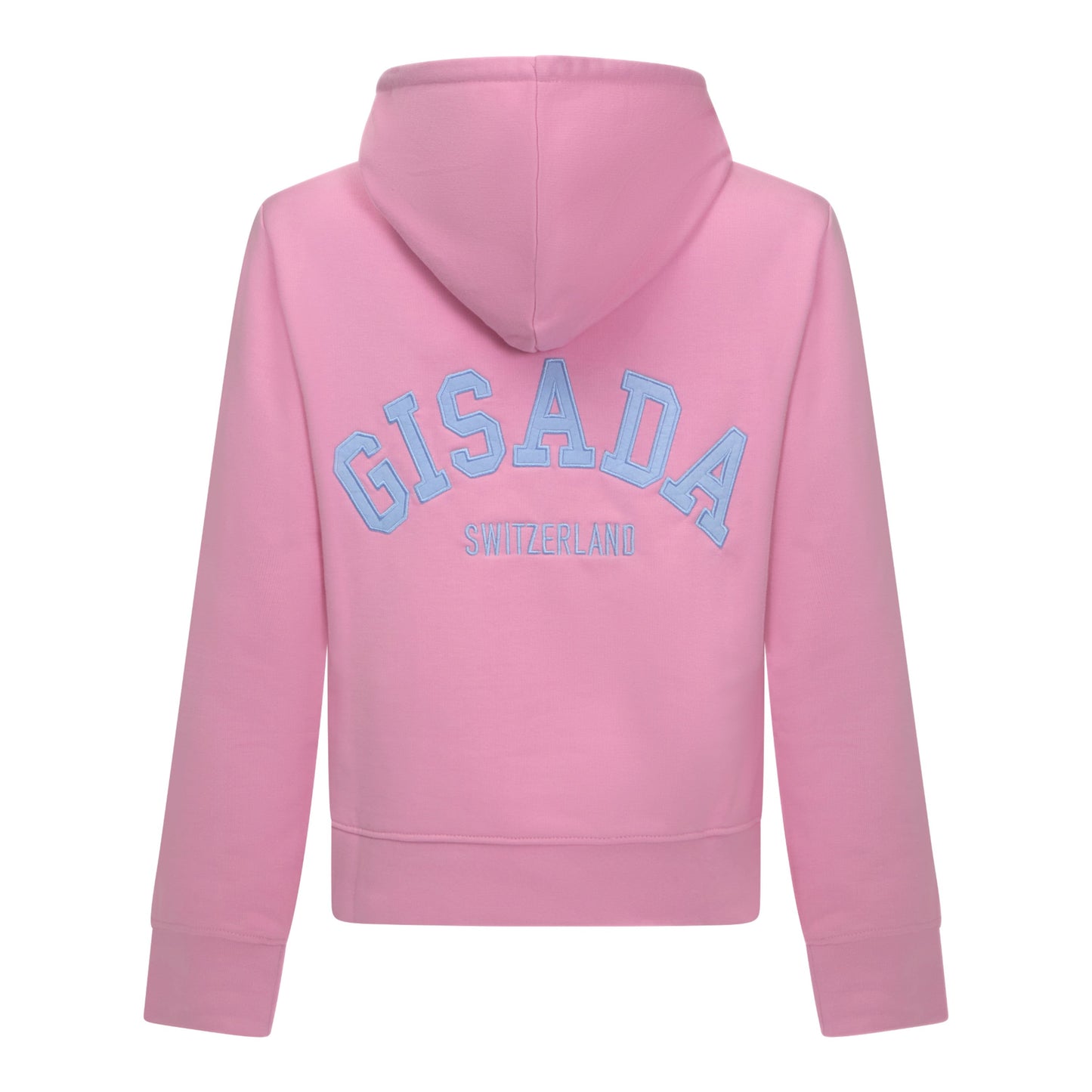 Regular Fit Hoodie in Midweight Cotton with Patch Print Gisada Hoodie