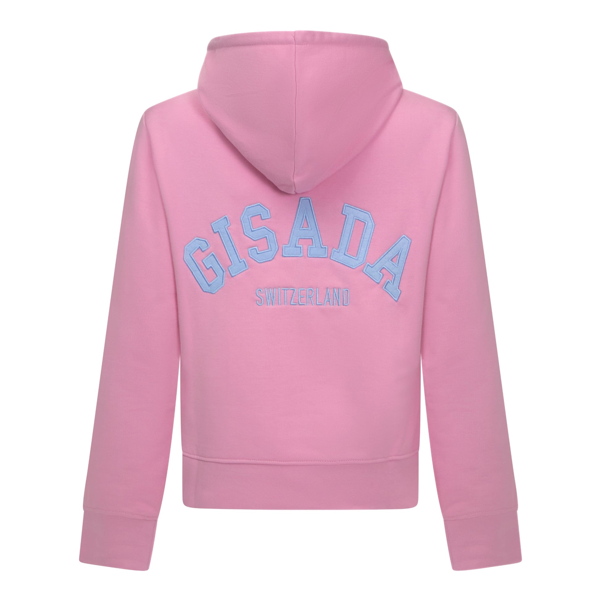 Regular Fit Hoodie in Midweight Cotton with Patch Print Gisada Hoodie