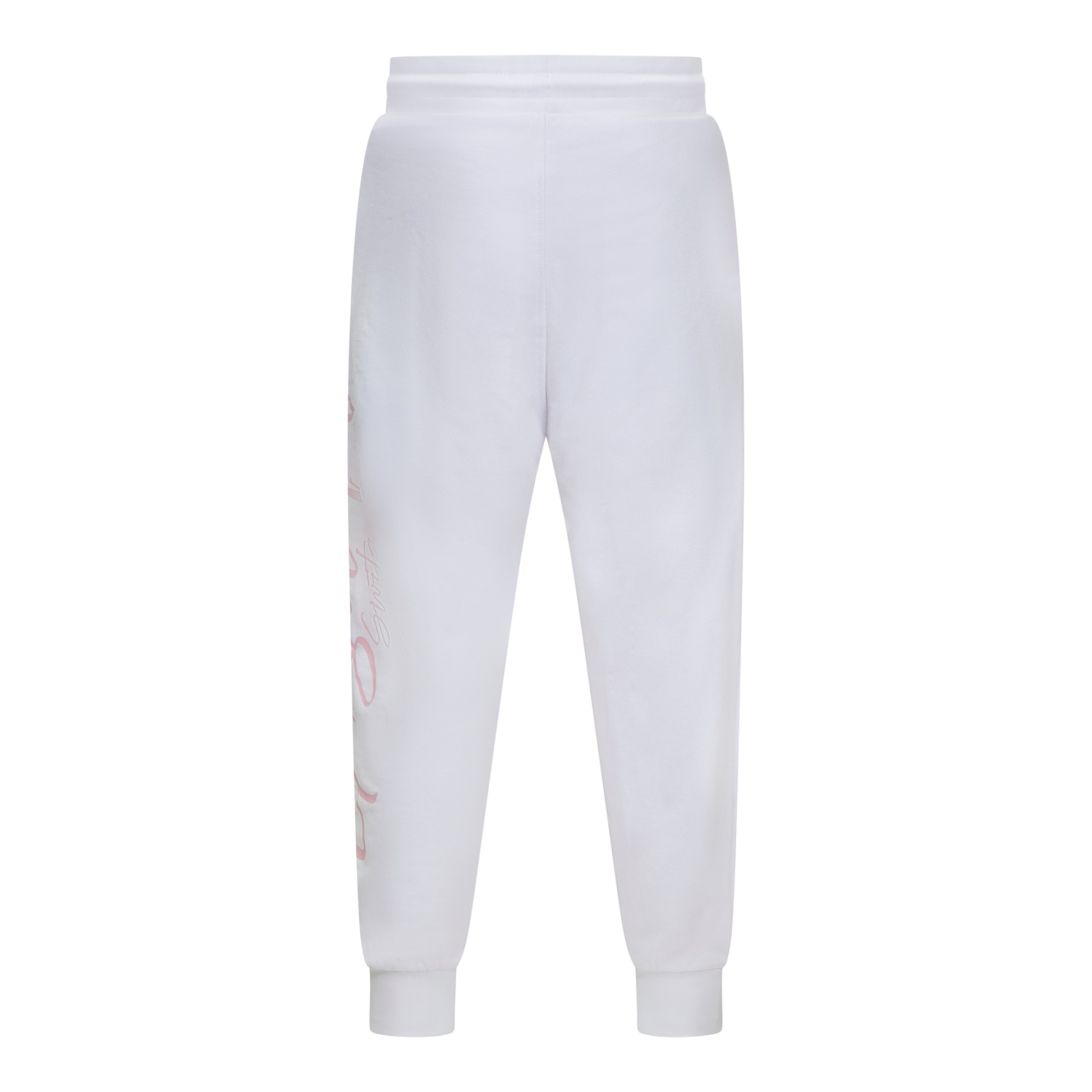 Regular Fit Jogger in Midweight Cotton with Cursive Puff Print Gisada Jogger