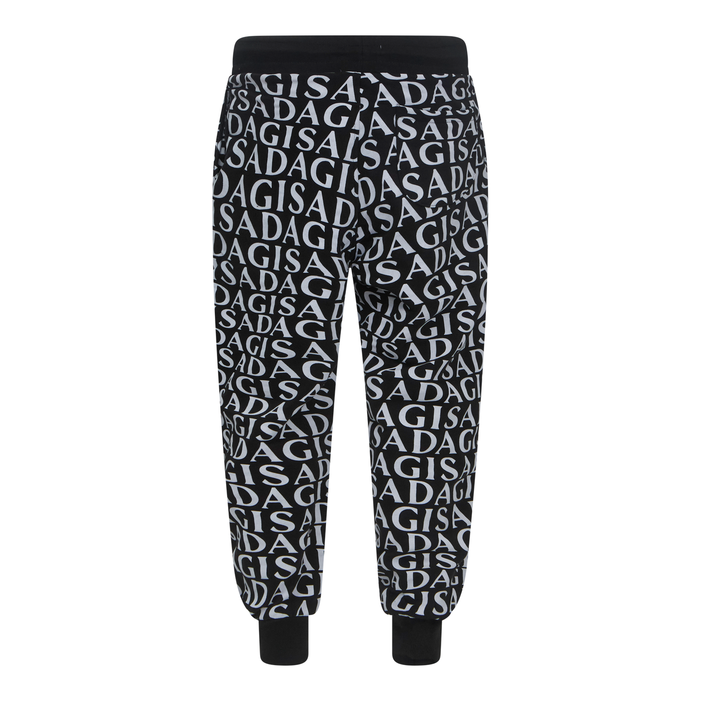 Regular Fit Jogger in Midweight Cotton with Allover Print Gisada Jogger