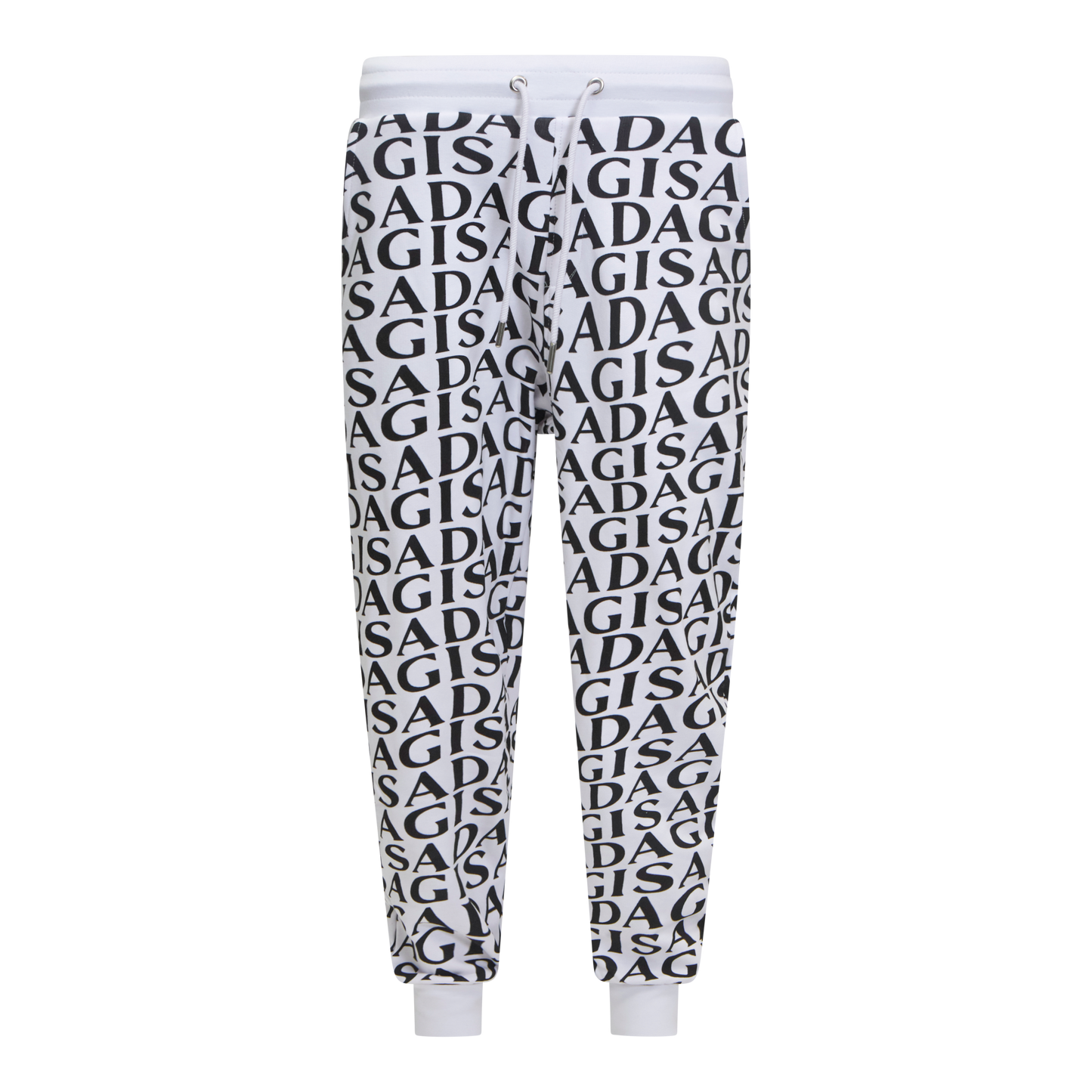 Regular Fit Jogger in Midweight Cotton with Allover Print Gisada Jogger