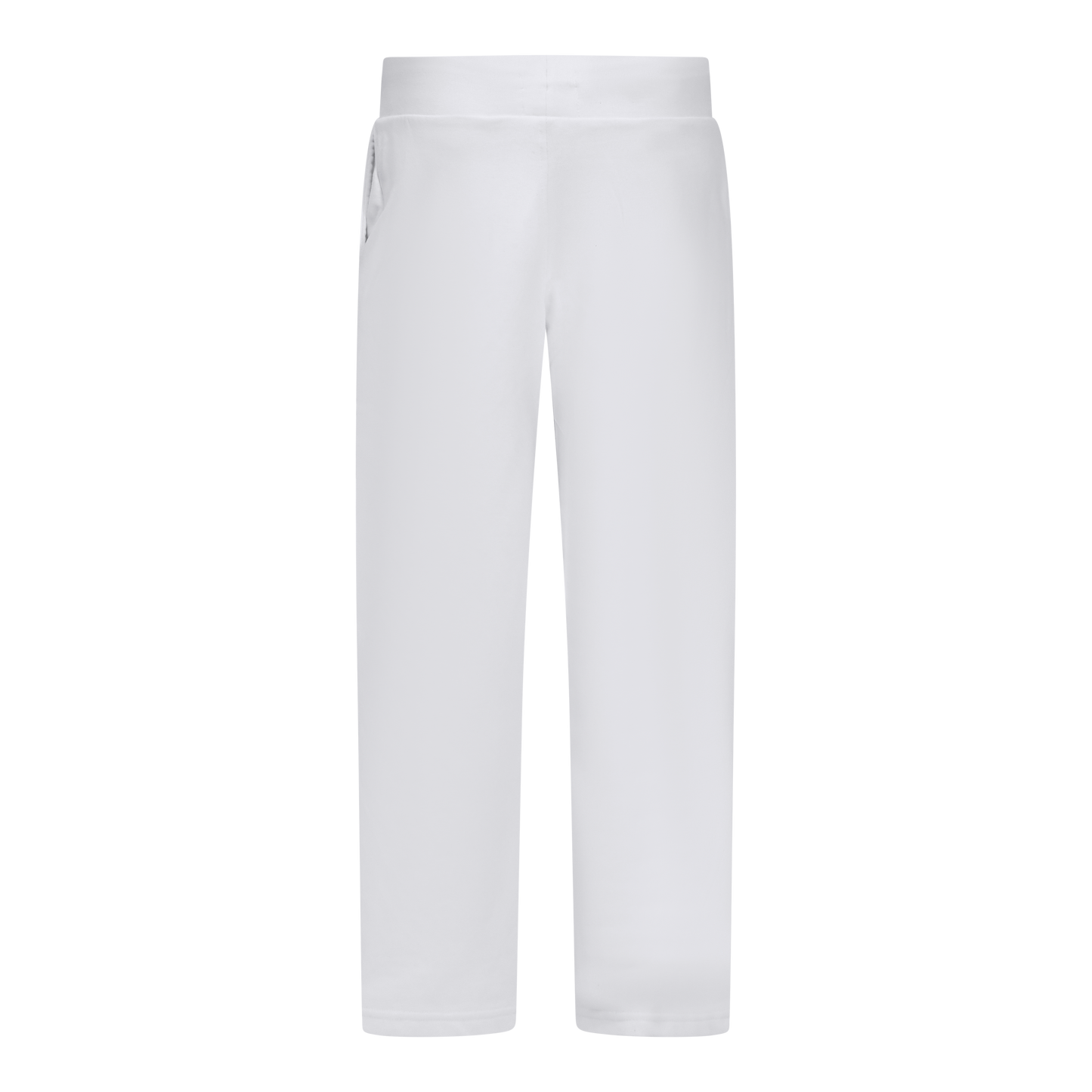 Straight Leg Sweatpants in Midweight Cotton with Small Silicon Print Gisada Jogger