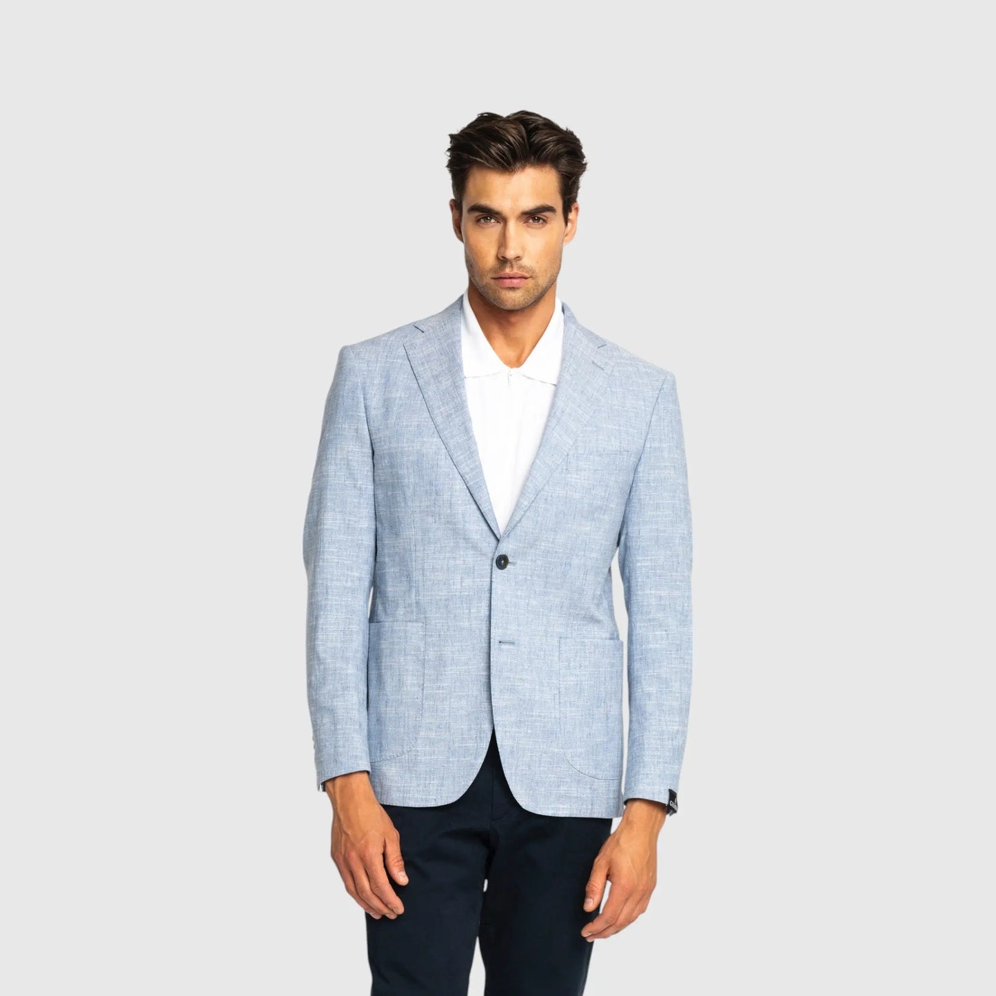 Tokyo Tweed Blazer in Luxe Linen Cotton - Gisada.com