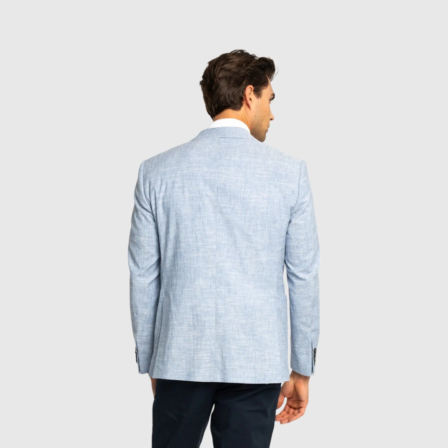 Tokyo Tweed Blazer in Luxe Linen Cotton - Gisada.com