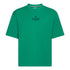 Oversized T-Shirt in Heavy Cotton with Small Central Printed Logo Gisada Shirts