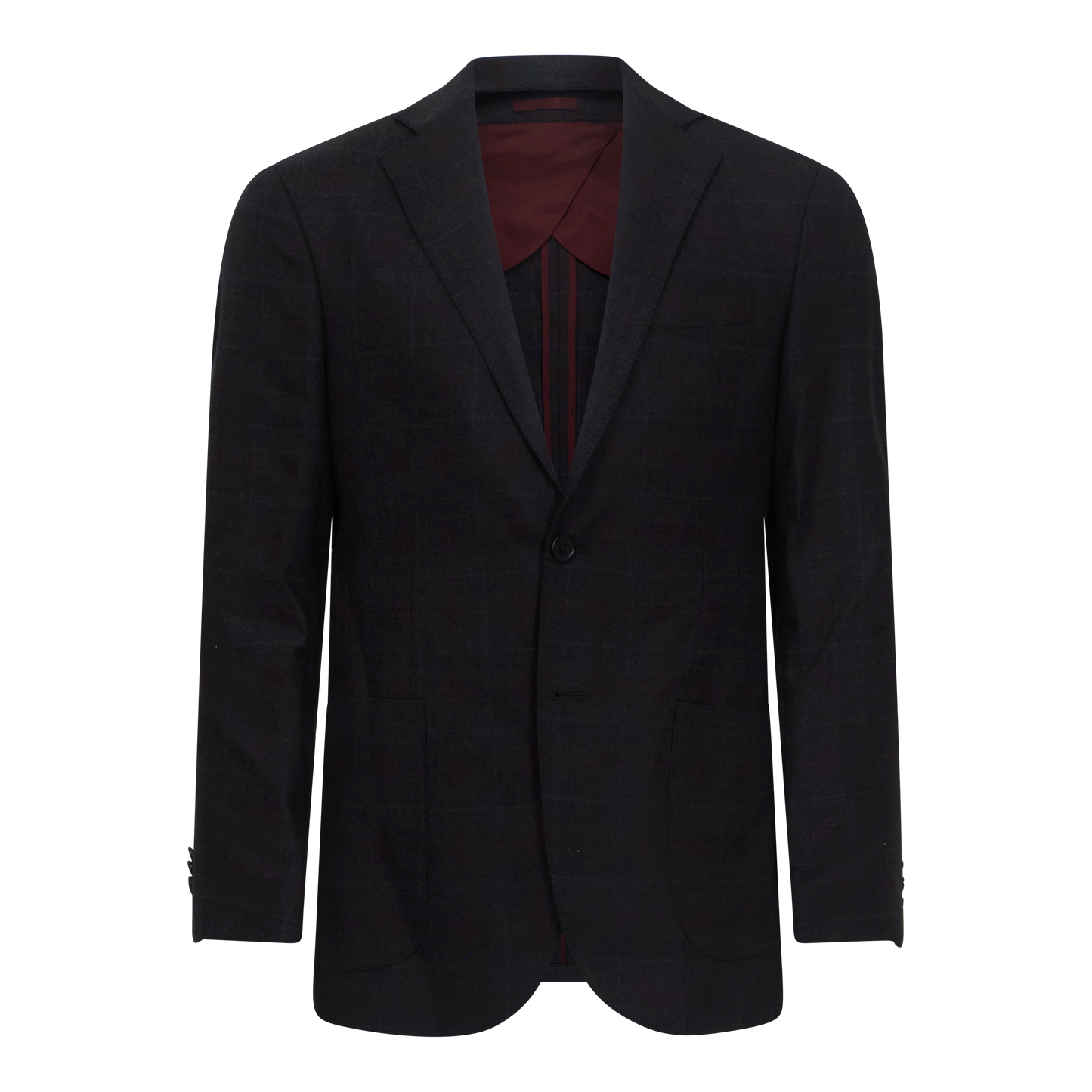 London Patterned Blazer in Luxe Wool Melange Gisada BLAZER
