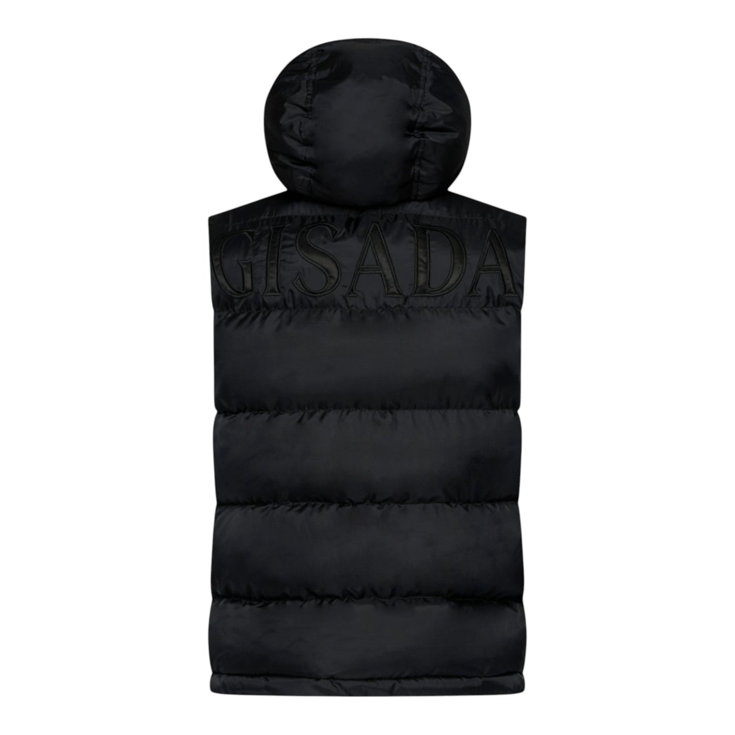 Puffer Gilet with Logo Patch on Back Gisada Jacket