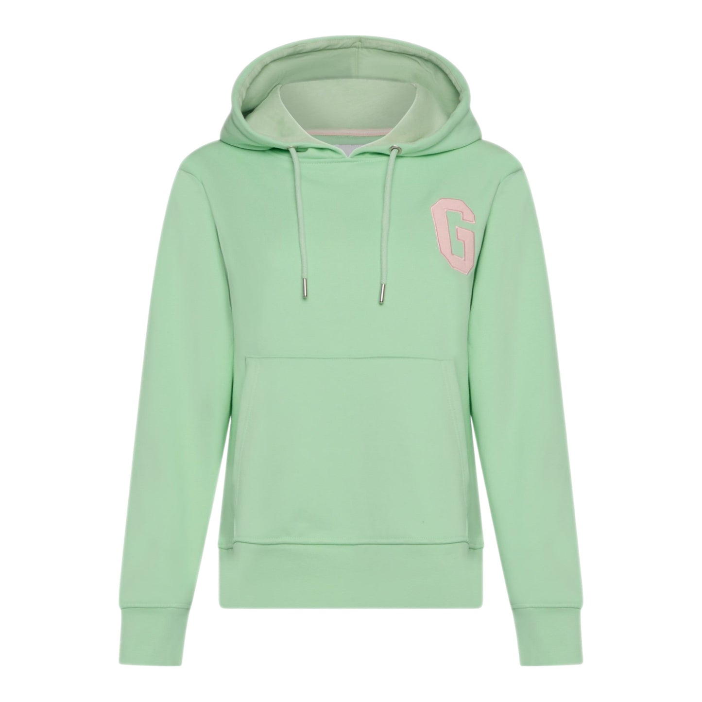 Regular Fit Hoodie in Midweight Cotton with Patch Print Gisada Hoodie