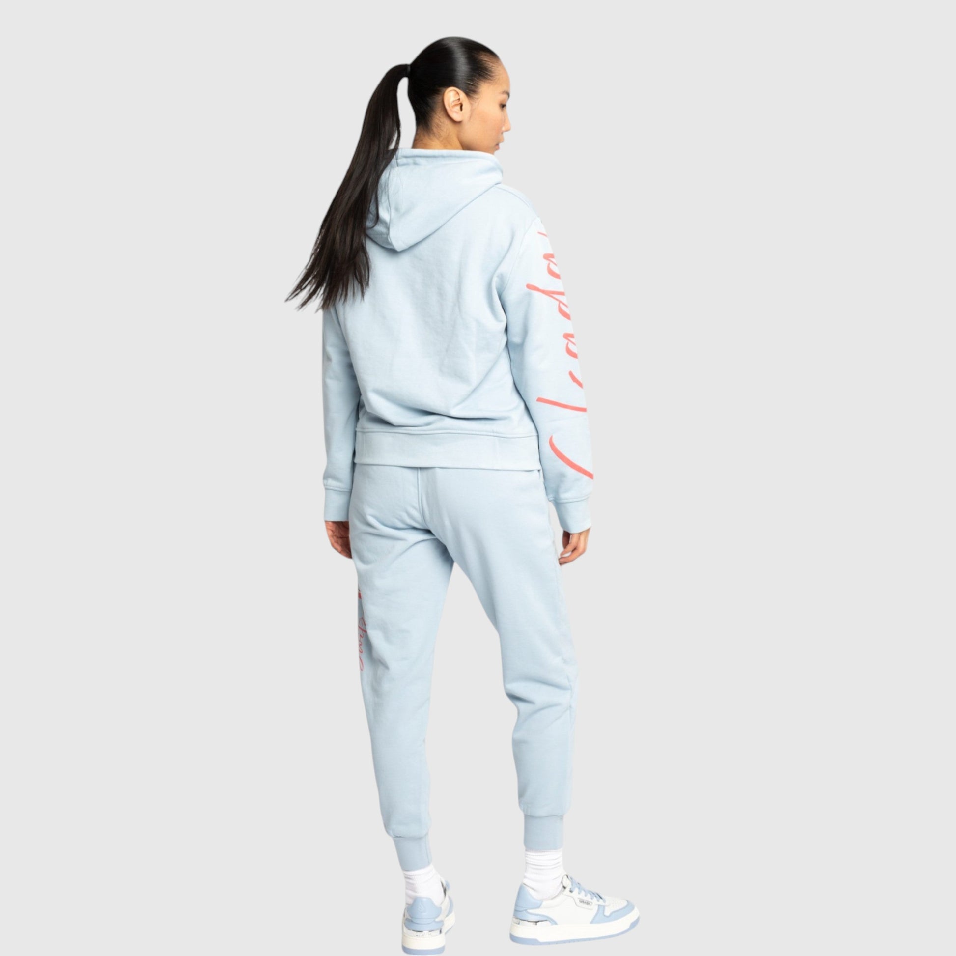 Regular Fit Hoodie in Midweight Cotton with Puff Print Gisada Hoodie