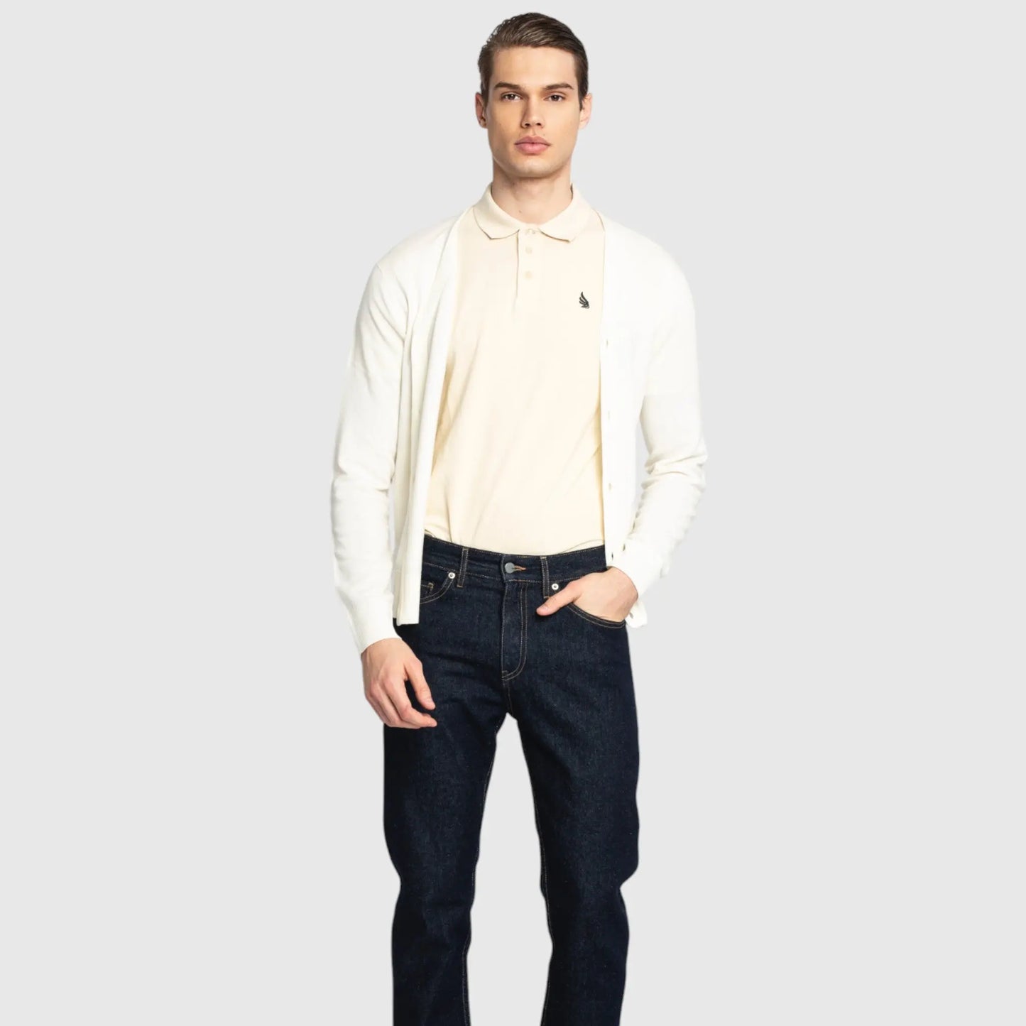 Regular Fit Knit Cardigan Gisada Knitwear