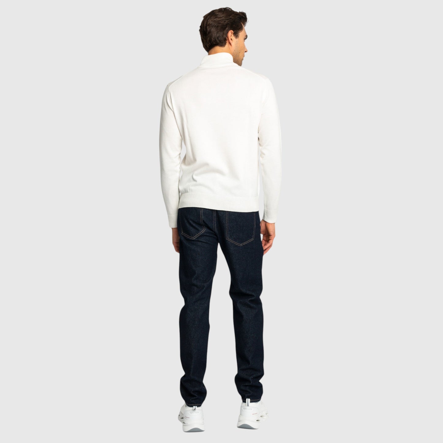 Regular Fit Half Zip Pullover Gisada Knitwear