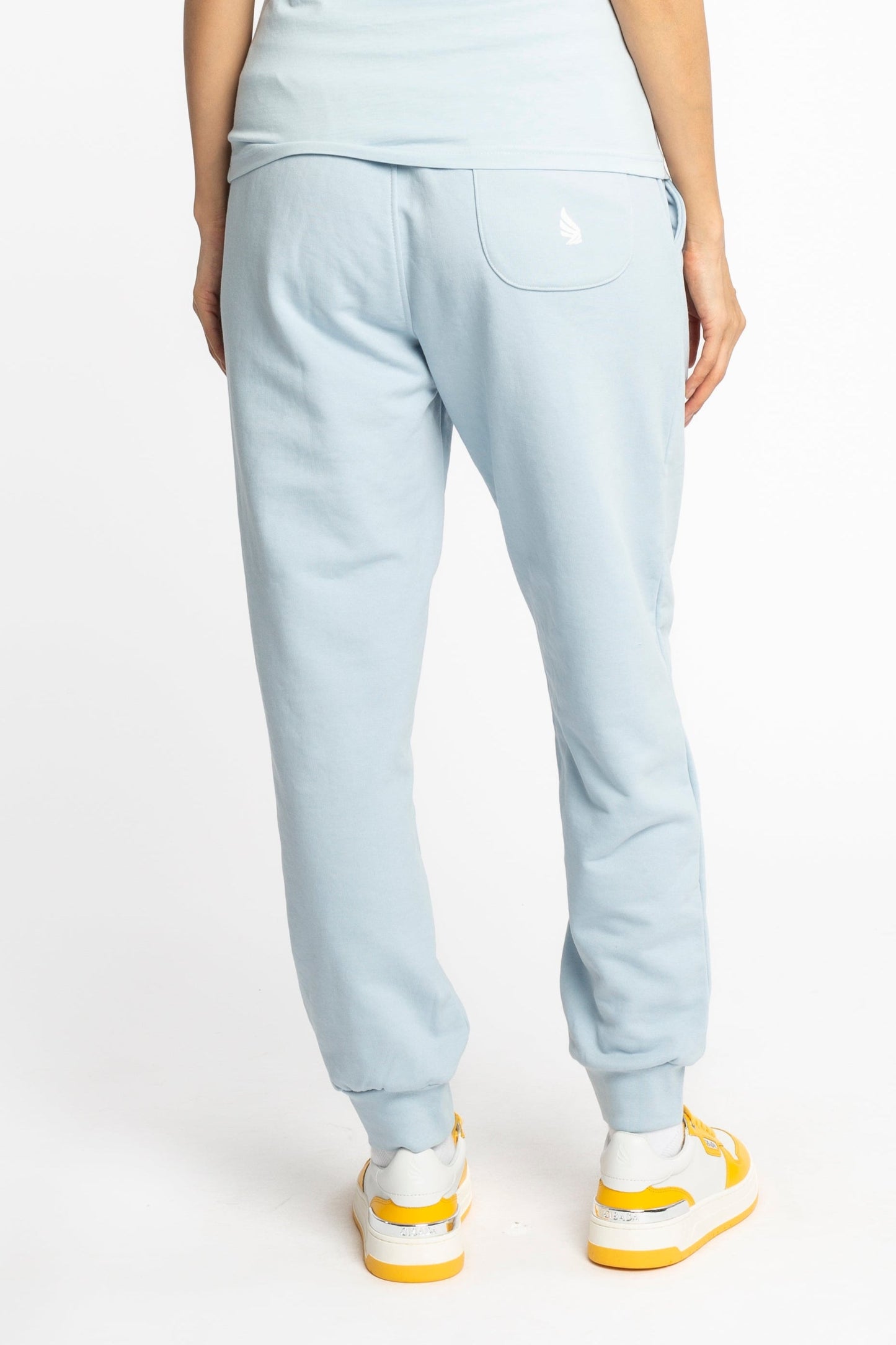 Straight Leg Sweatpants with Small Silicone Printed Logo Gisada Jogger