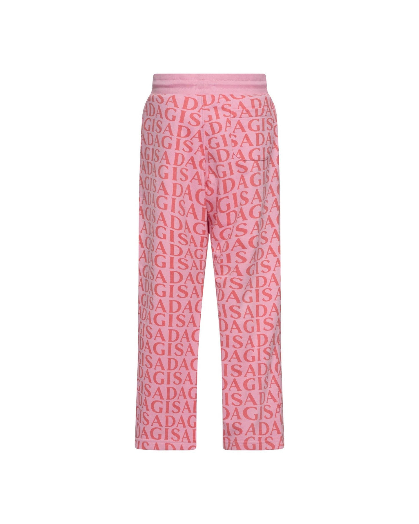 Straight Leg Sweatpants in Midweight Cotton with Allover Print Gisada Jogger
