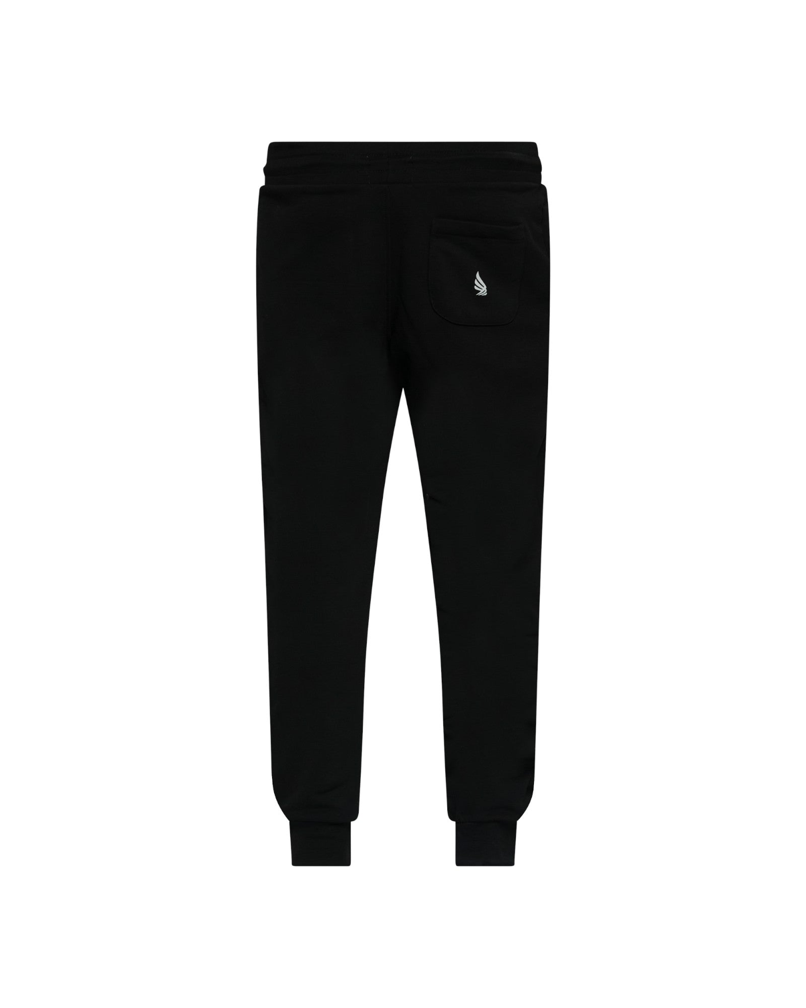 Regular Fit Jogger in Midweight Cotton with Small Silicon Logo Gisada Jogger