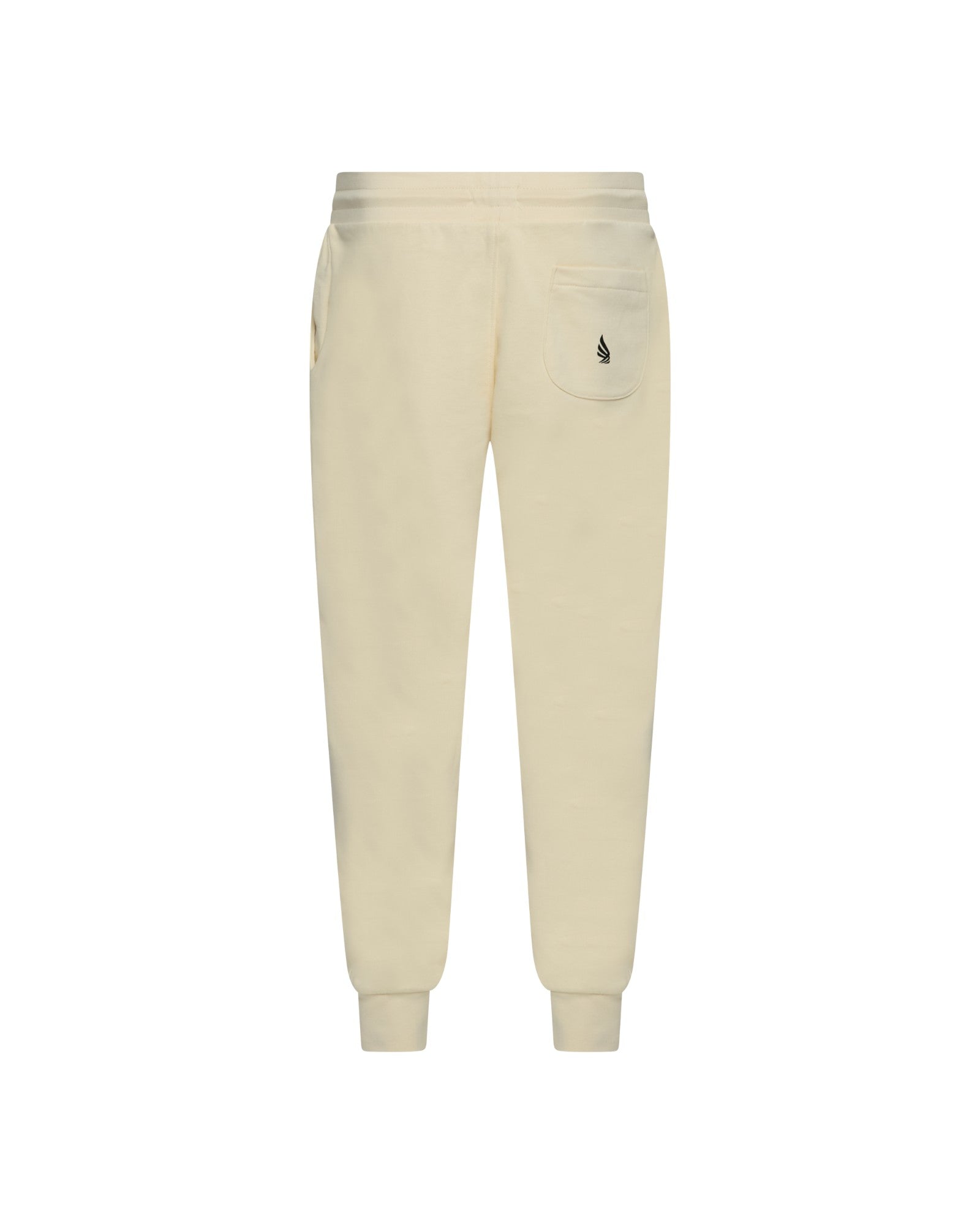 Regular Fit Jogger in Midweight Cotton with Small Silicon Logo Gisada Jogger