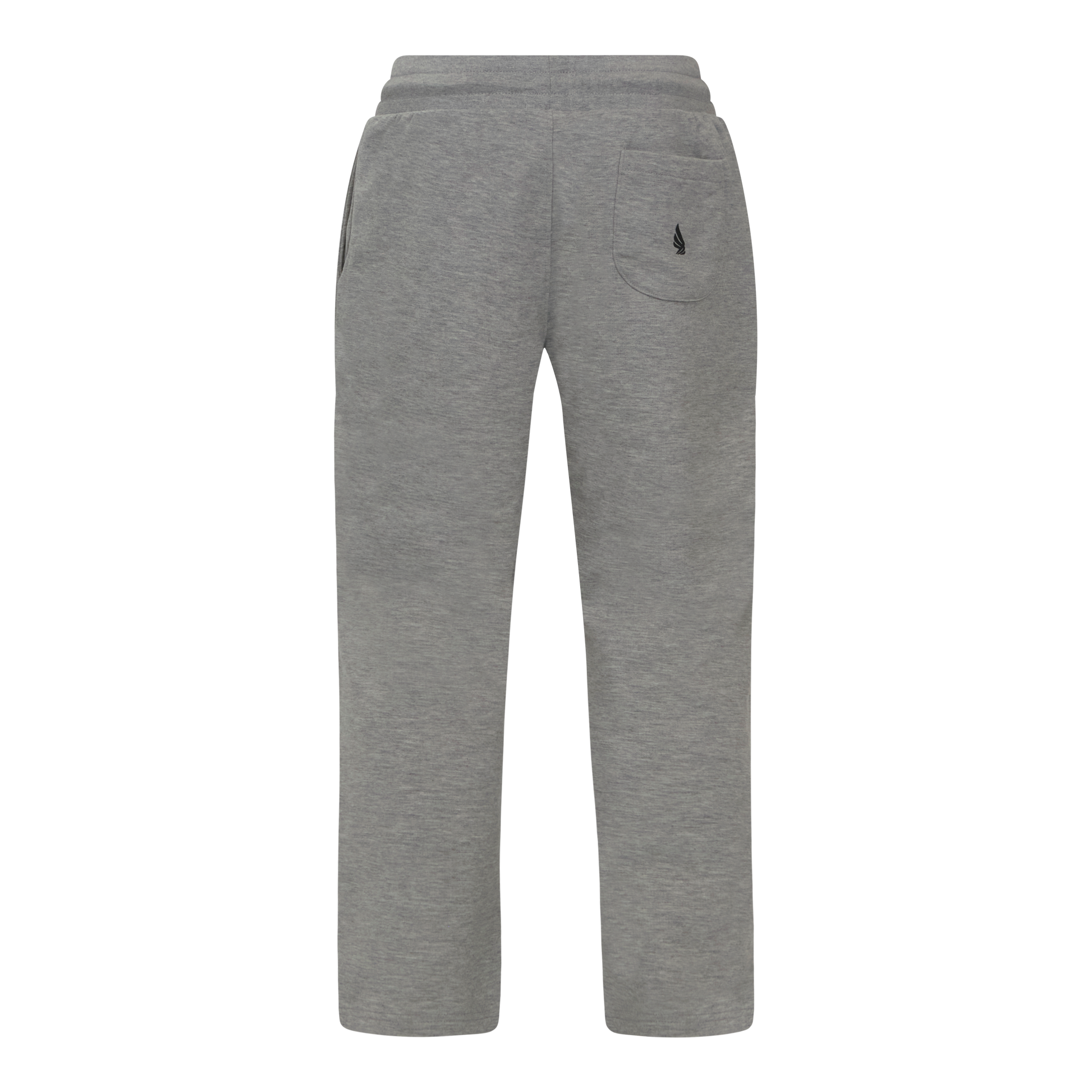 Regular Fit Jogger in Midweight Cotton with Small Silicon Logo Gisada Jogger