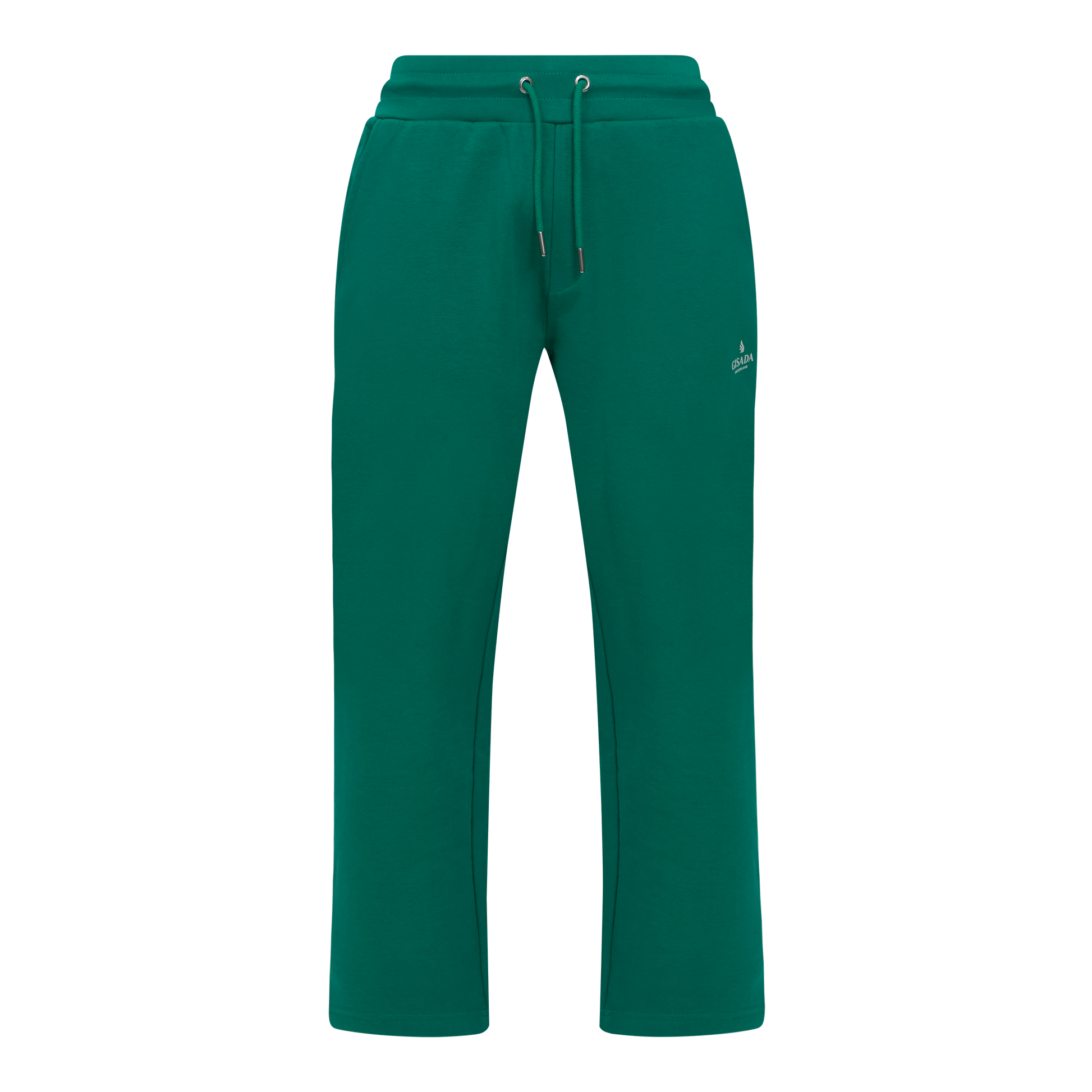 Regular Fit Jogger in Midweight Cotton with Small Silicon Logo Gisada Jogger