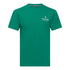 Bold emerald green cotton T-shirt in regular fit by Gisada