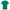Back view of Gisada emerald green jersey cotton T-shirt