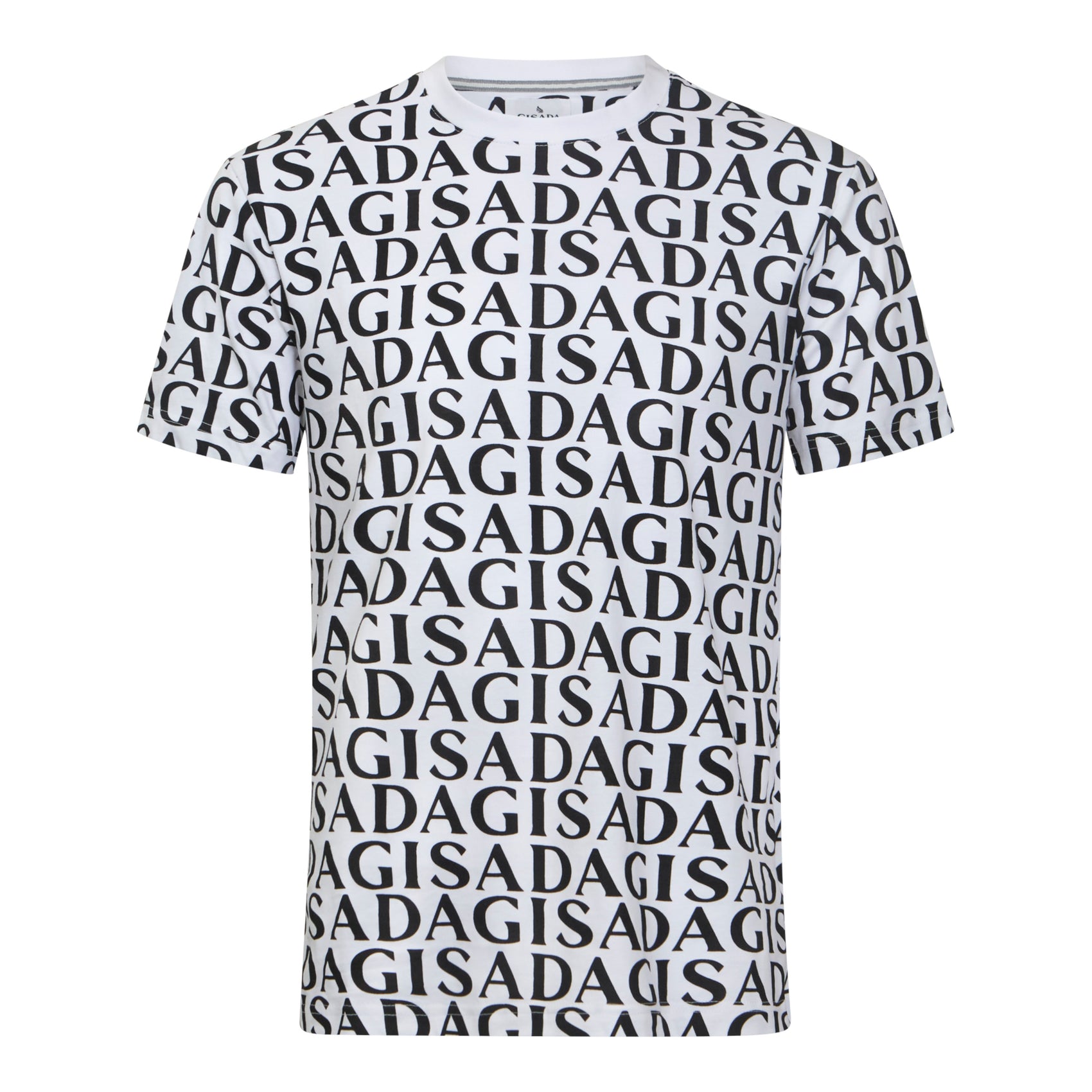 Regular Fit T-Shirt in Jersey Cotton Allover Print