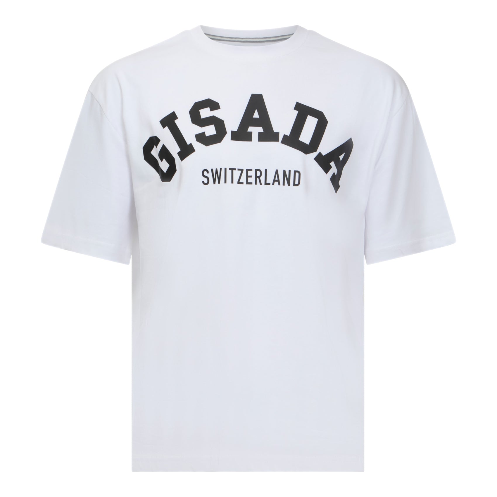 Oversized T-Shirt in Heavy Cotton with College Print