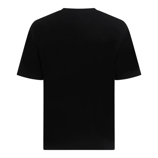 Oversized T-Shirt in Heavy Cotton with Cursive Print Gisada Shirts