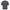 Close-up of bold white Gisada print on black streetwear T-shirt