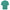 Premium heavy cotton T-shirt in green with full-surface Gisada logos