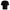 Tonal vertical flock print “Gisada” logo on black oversized tee