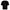 Front view of black oversized Gisada T-shirt with glossy silicon wing print