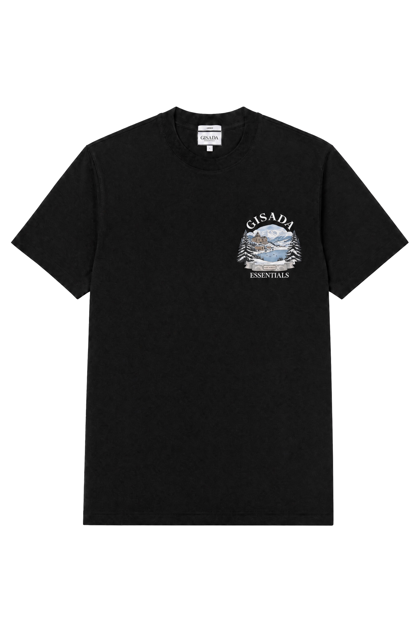 Fine Cotton Jersey Unisex T-Shirt With Print