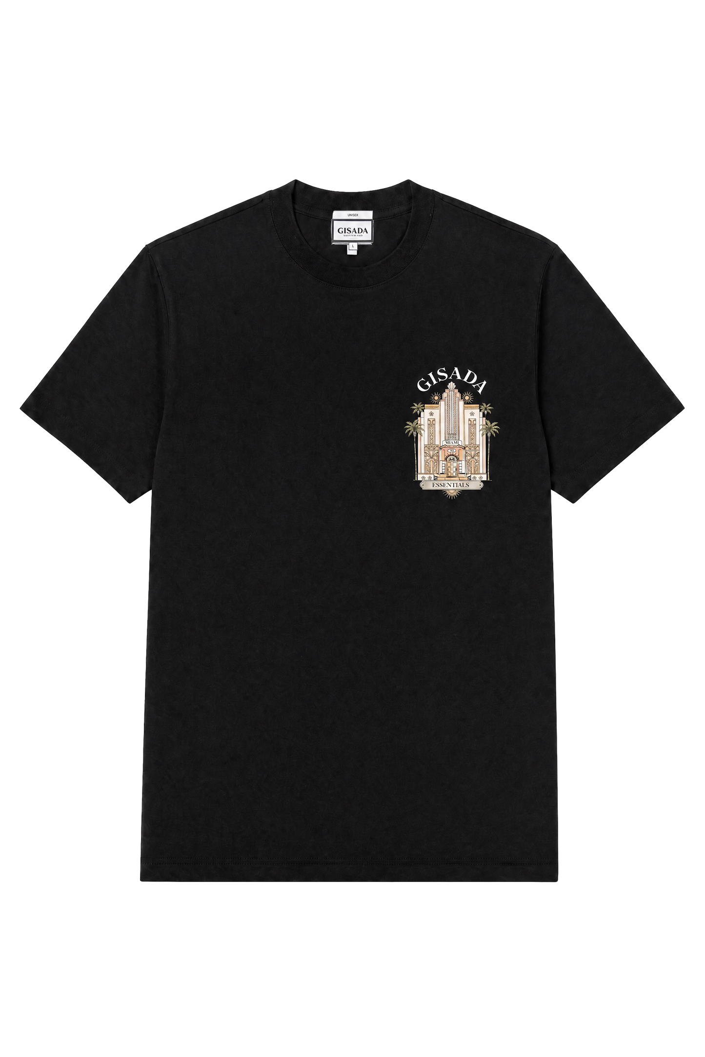 Fine Cotton Jersey Unisex T-Shirt With Print