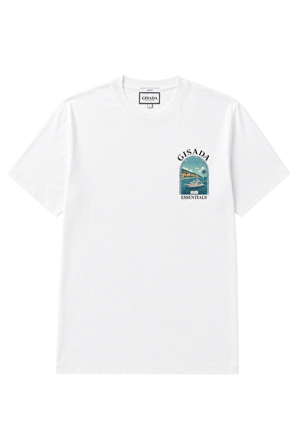Fine Cotton Jersey Unisex T-Shirt With Print