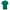 Back view of emerald green regular fit Gisada polo shirt