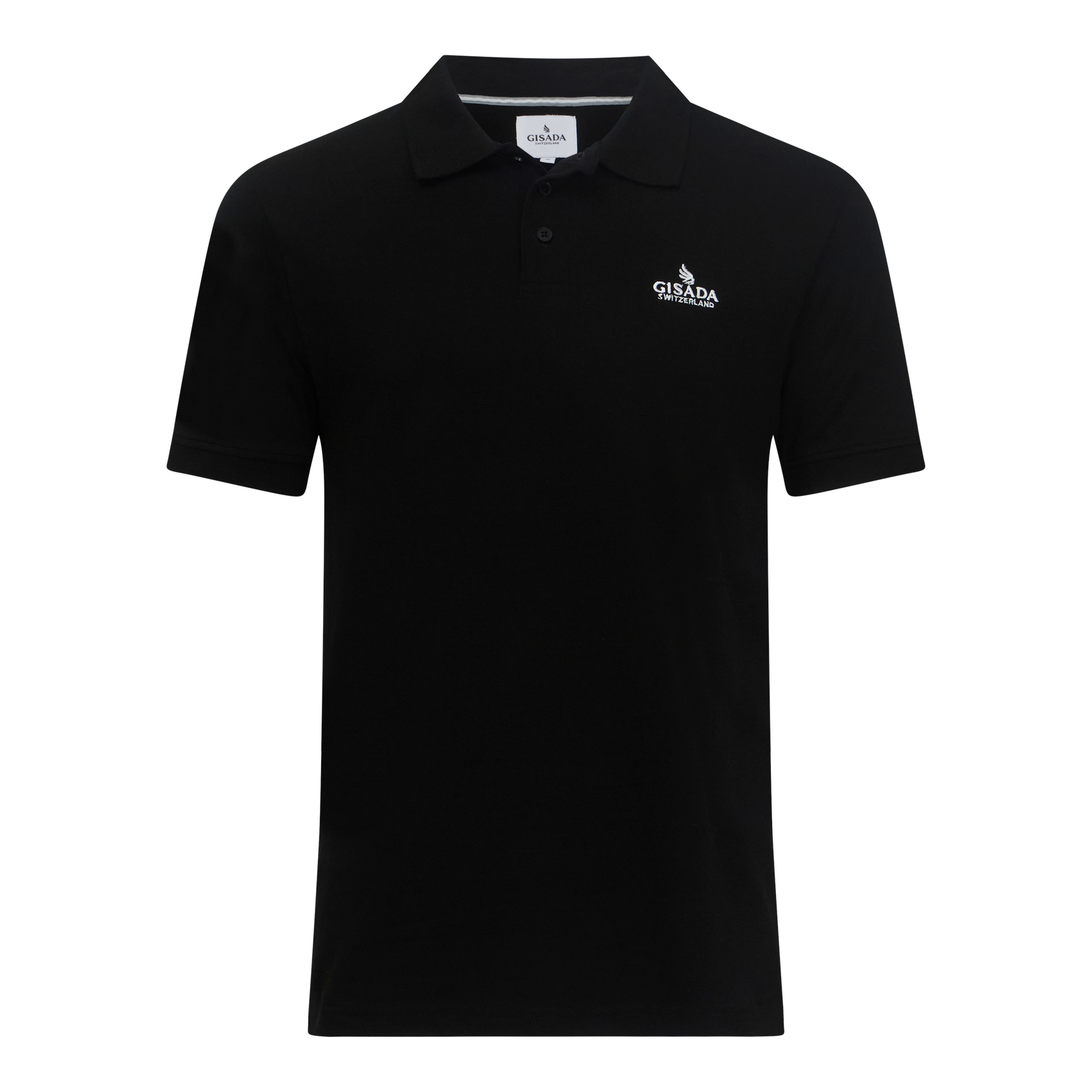 Regular Fit Polo in Cotton Piquet with 3D Embroidered Logo Gisada Polo