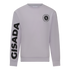 Regular Fit Sweatshirt in Midweight Cotton with Silicon Print Gisada Sweatshirt