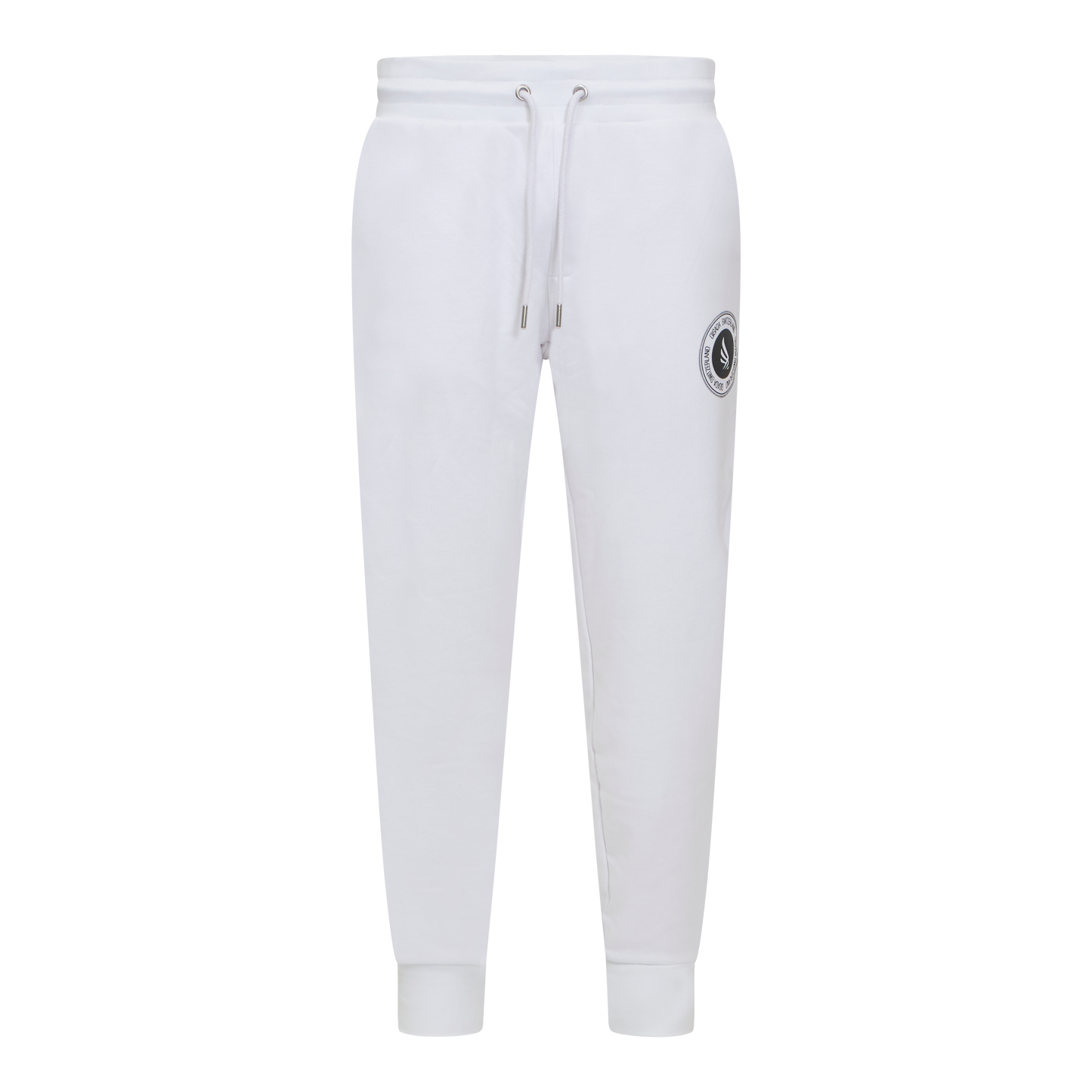 Regular Fit Jogger aus mittelschwerer Baumwolle mit Flockdruck