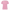 Pink sorbet jersey t-shirt with silicon Gisada logo – front view