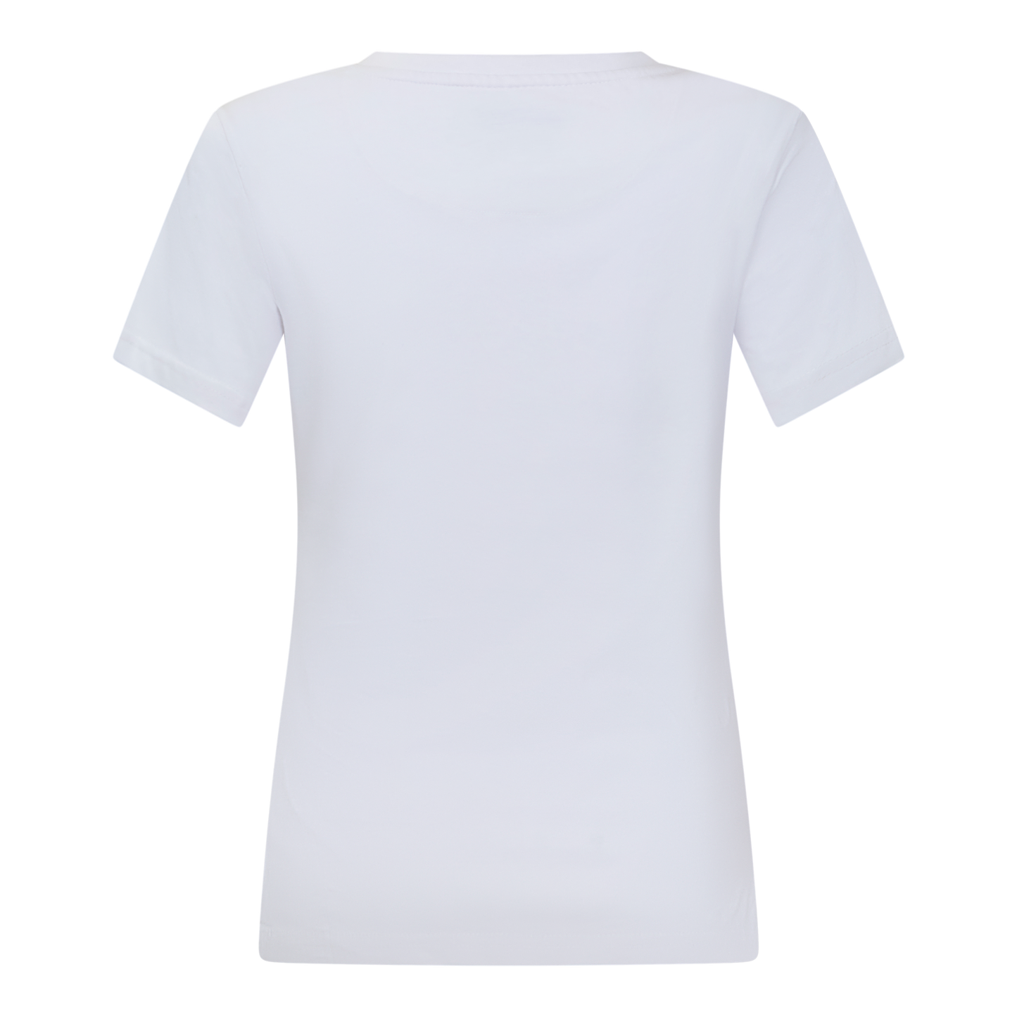 Regular Fit T-Shirt in Jersey Cotton with Small Silicon Logo