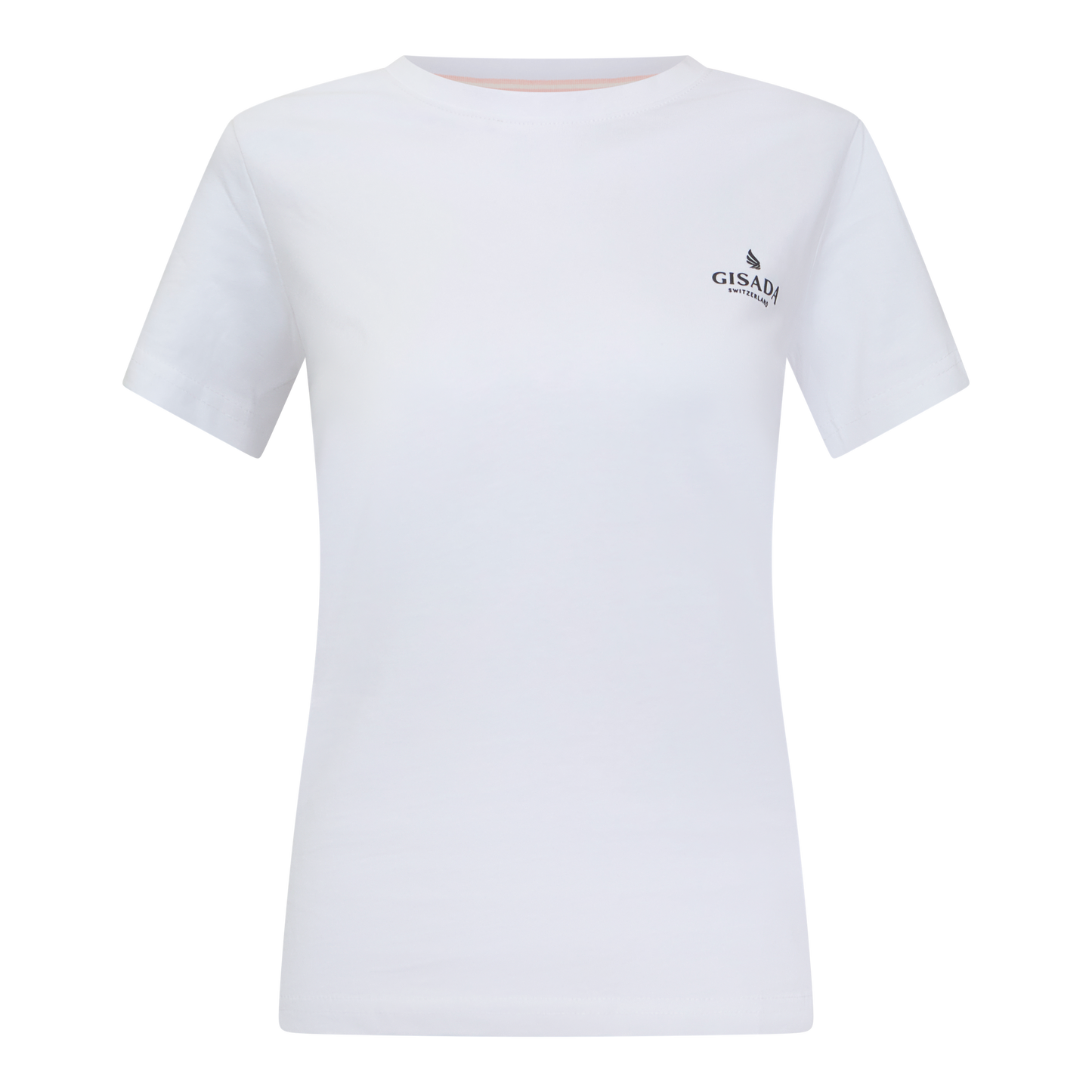 Regular Fit T-Shirt in Jersey Cotton with Small Silicon Logo