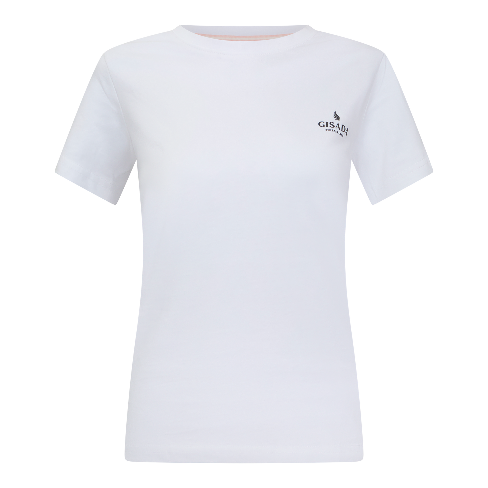 Regular Fit T-Shirt in Jersey Cotton with Small Silicon Logo