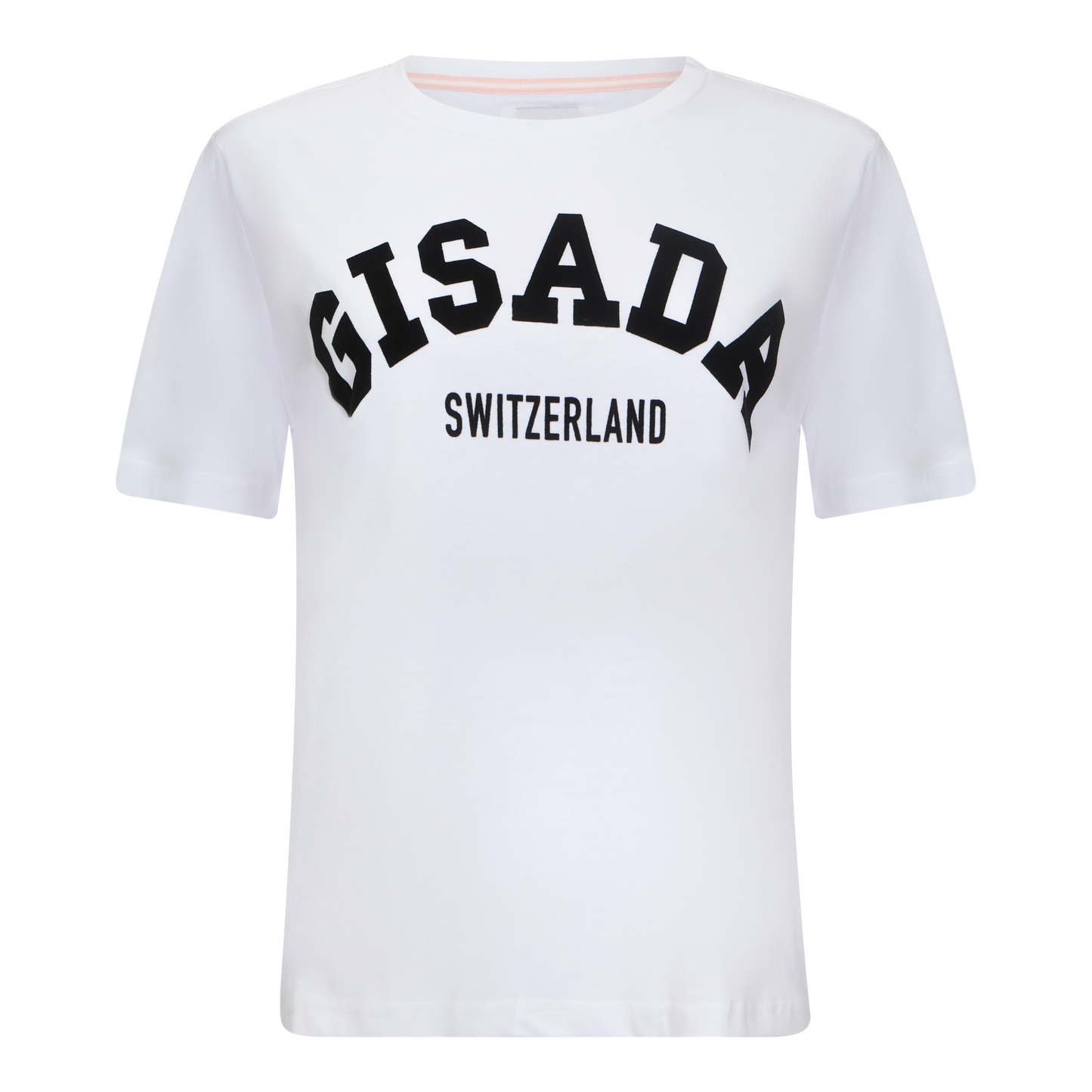 Oversized T-Shirt in Jersey Cotton with Flock Print