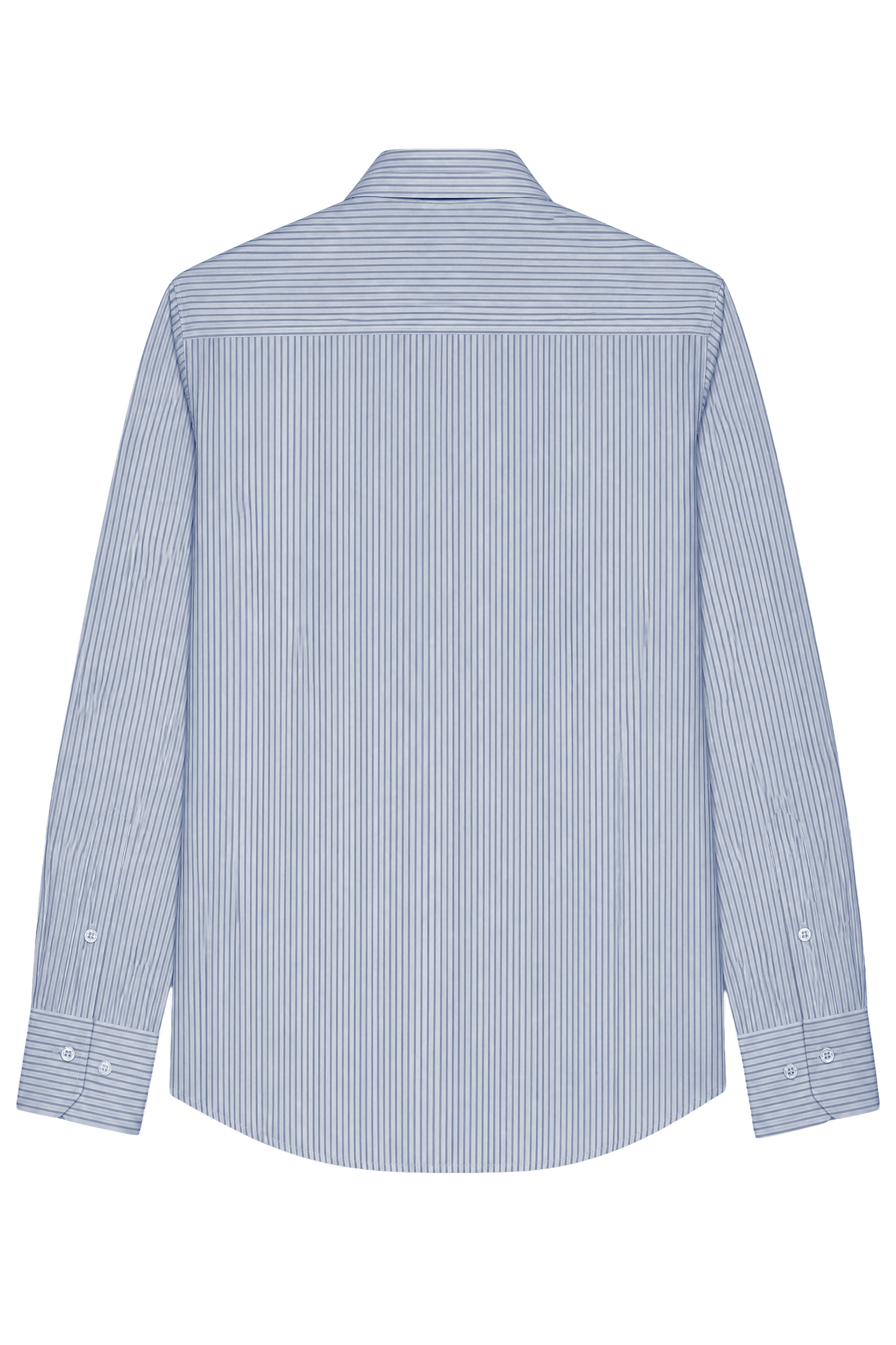 Striped Fine Cotton Poplin Shirt