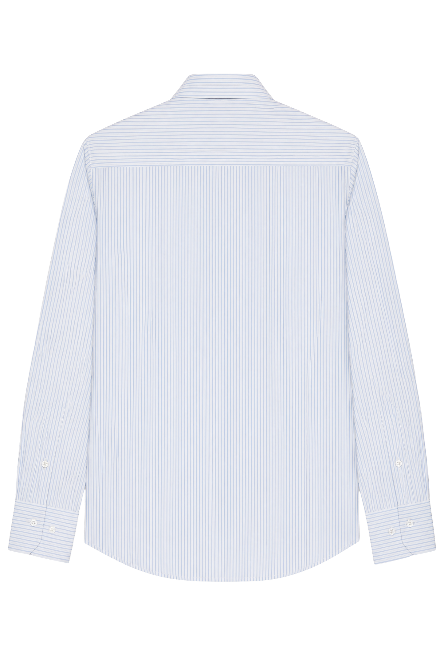 Striped Fine Cotton Poplin Shirt