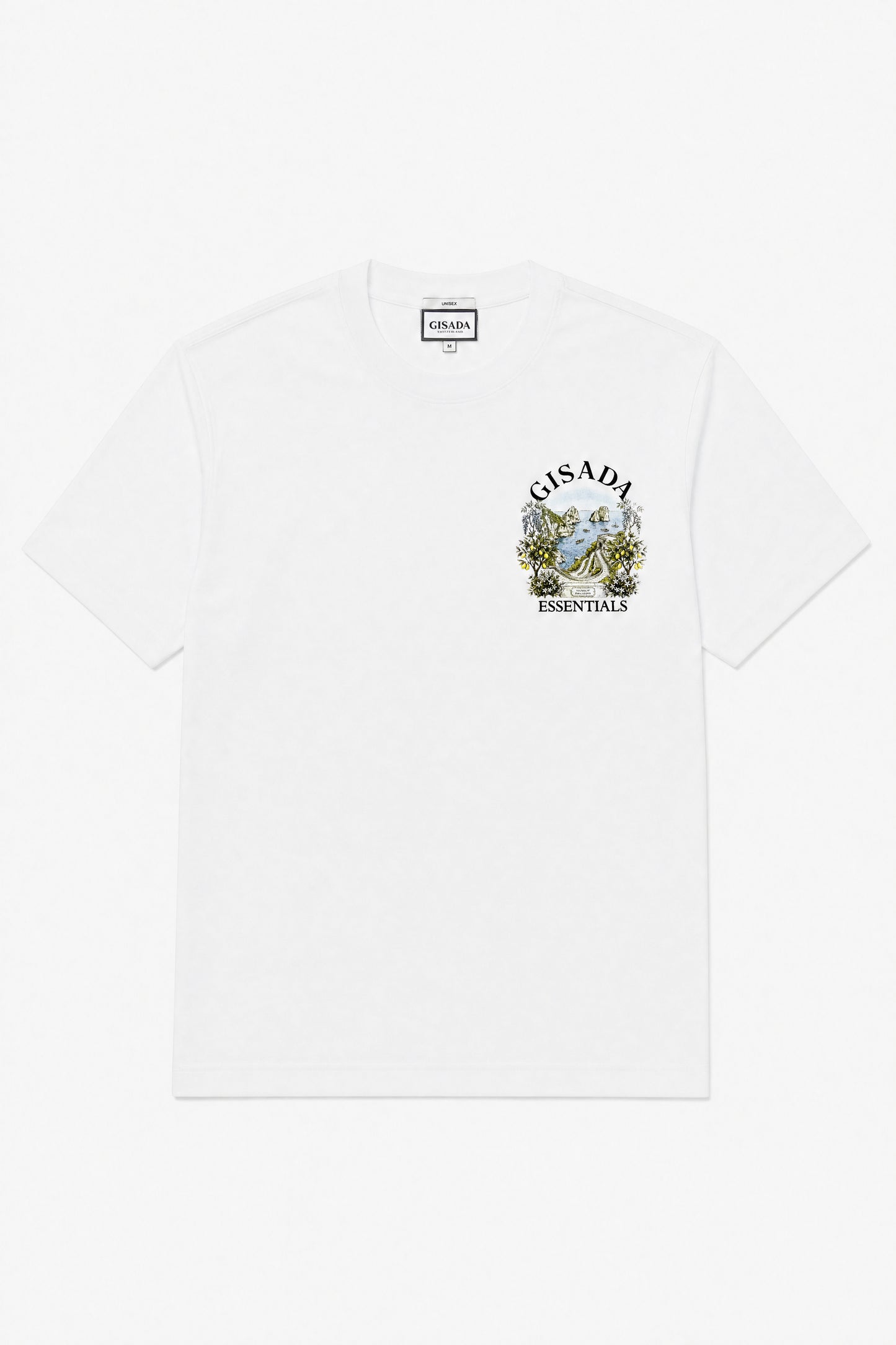 Fine Cotton Jersey Unisex T-Shirt With Print