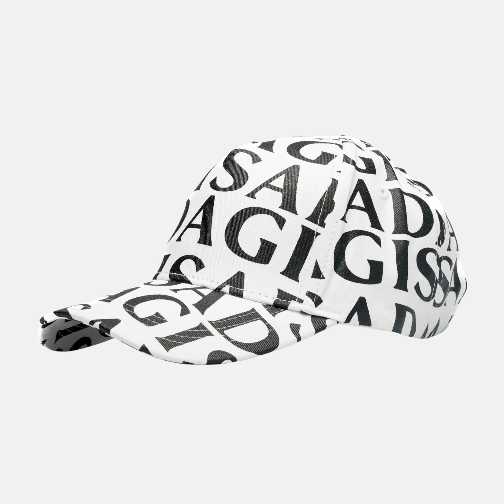 Cotton Twill Baseball Cap Gisada Allover Digital Print - Gisada.com