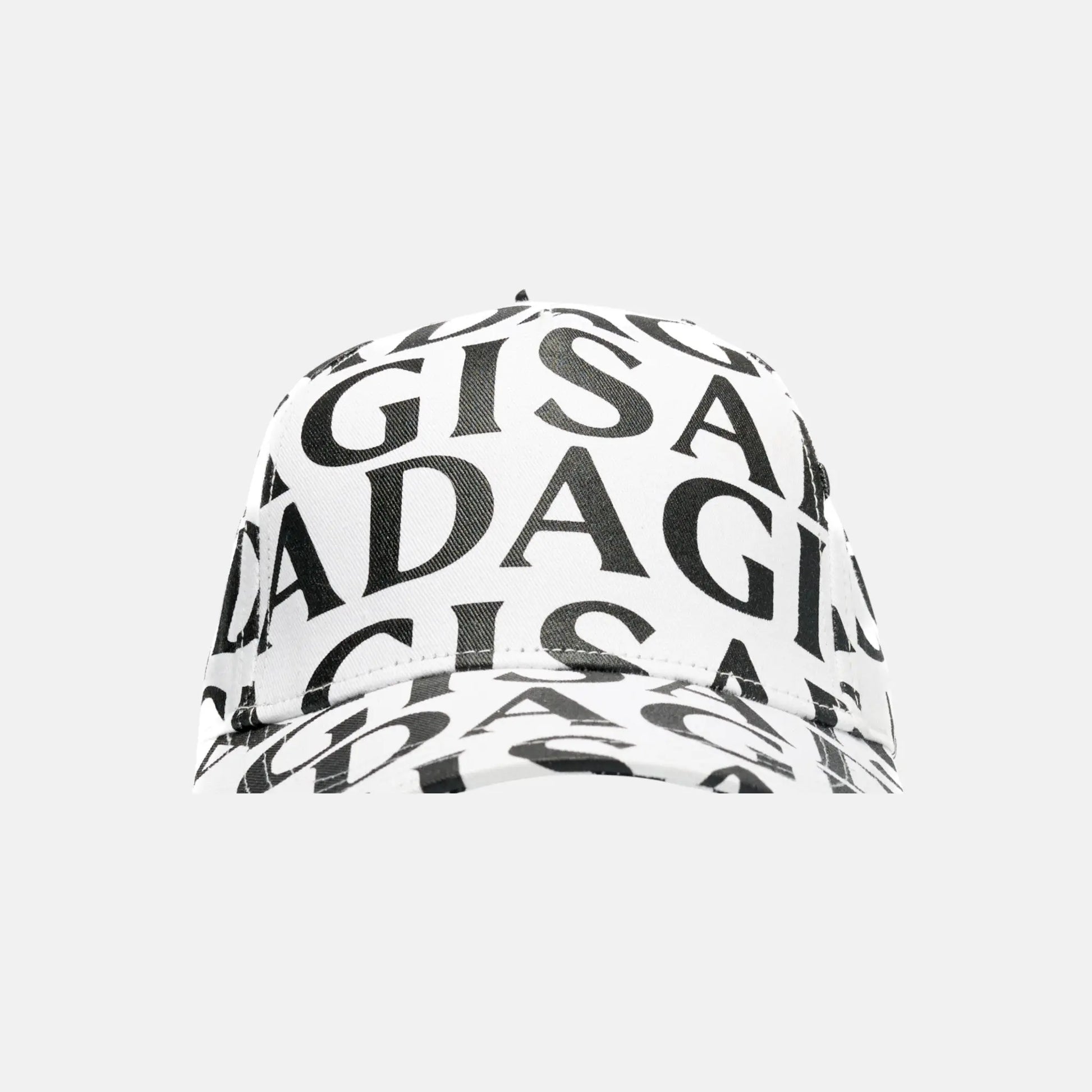 Cotton Twill Baseball Cap Gisada Allover Digital Print - Gisada.com